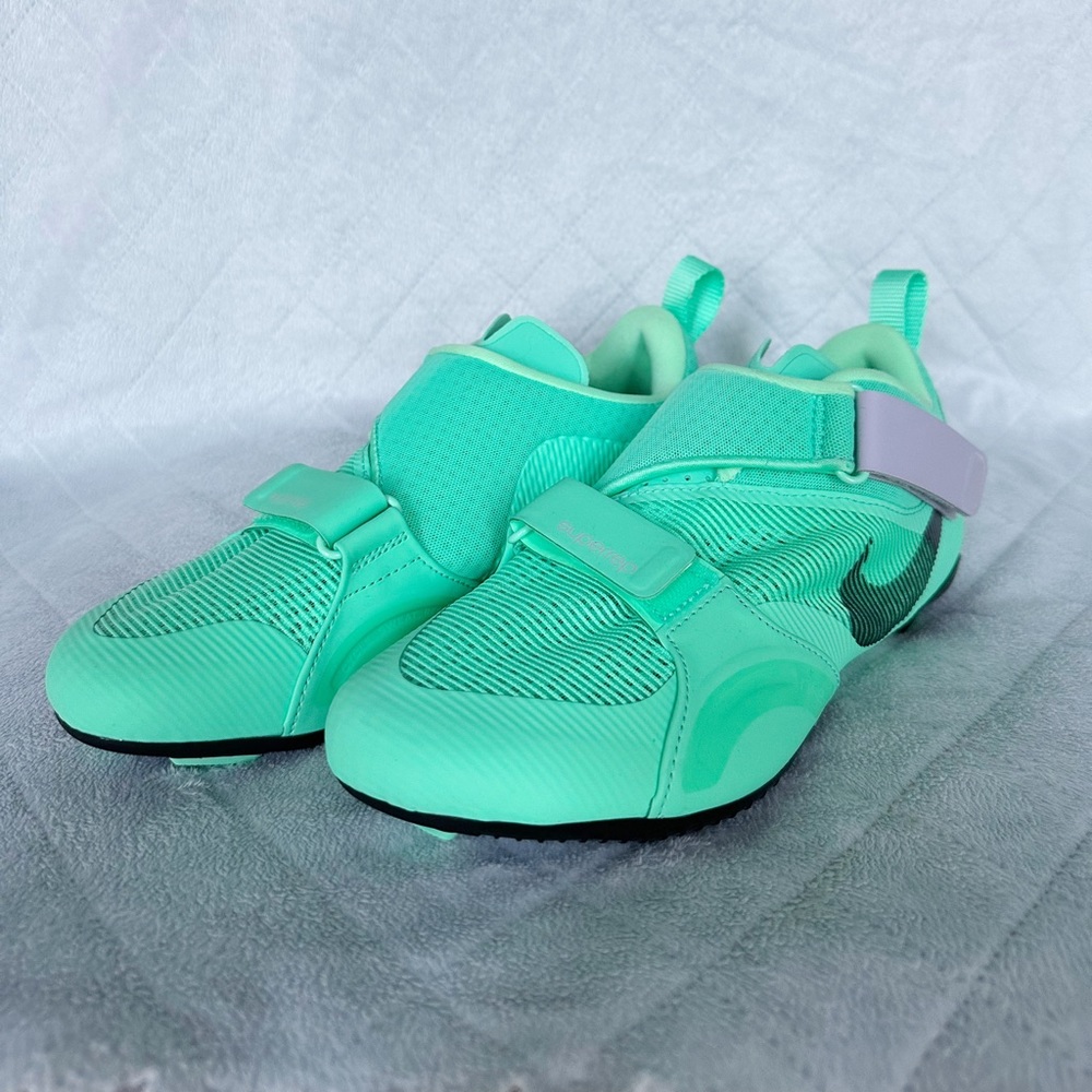 NEW Nike Superrep Cycle Womens Sz 8.5 Bike Riding Shoes Green Glow CJ0775-305